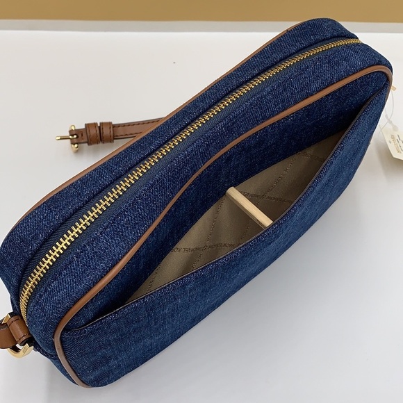 Michael Kors Jet Set Item Large East West Zip Chain Crossbody XBody INDI… - Picture 4 of 16